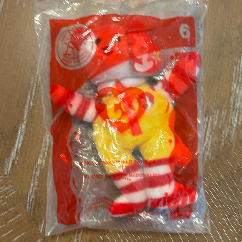 Ronald McDonald the Bear beanie baby